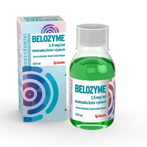 BELOZYME 1,5 mg/ml kloktadlo, ústní výplach 120 ml