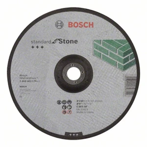 Bosch Accessories 2608603176 2608603176 rezný kotúč lomený  230 mm 22.23 mm 1 ks