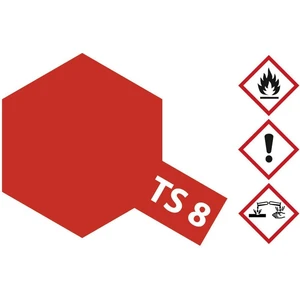 Tamiya akrylová farba talianska červená TS 8 nádoba so sprejom 100 ml