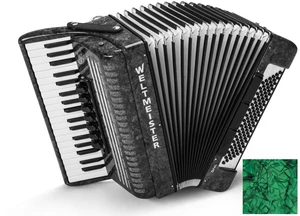 Weltmeister Opal 37/96/III/7/3 MT Verde Acordeon cu clape