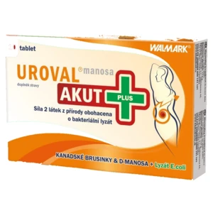 WALMARK Uroval Manosa Akut Plus 10 tablet