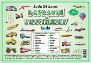 Sada 24 karet Dopravní prostředky - Petr Kupka