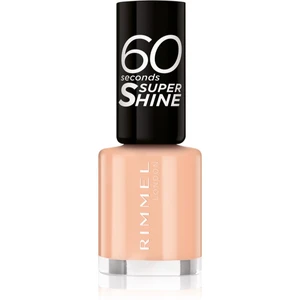 Rimmel 60 Seconds Super Shine lak na nechty odtieň 401 Nude Nostalgia 8 ml