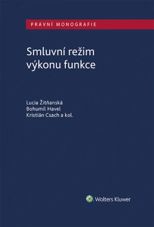 Smluvní režim výkonu funkce - autorů - e-kniha