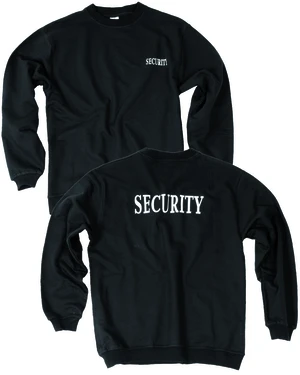 Bavlnená SECURITY mikina Mil-Tec® - čierna (Veľkosť: 3XL)