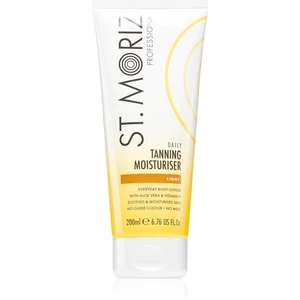 St. Moriz Daily Tanning Moisturiser hydratační samoopalovací krém průsvitný typ Light 200 ml