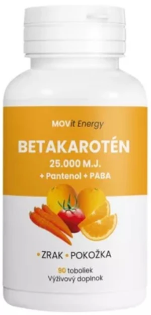 MOVIT BETAKAROTEN 25.000 IU + PANTHENOL + PABA 90 TOB