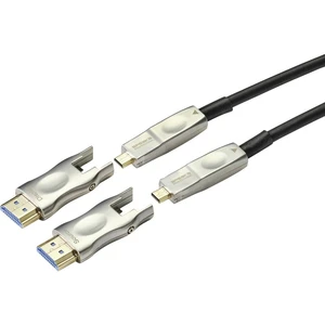 SpeaKa Professional HDMI káblový adaptér #####HDMI-A Stecker, #####HDMI-Micro-D Stecker, #####HDMI-A Stecker, #####HDMI-