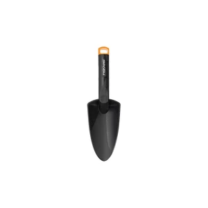 Čierna záhradná lopatka zo sklolaminátu Fiskars Solid, šírka 8,4 cm