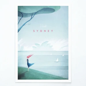 Plagát Travelposter Sydney, A3