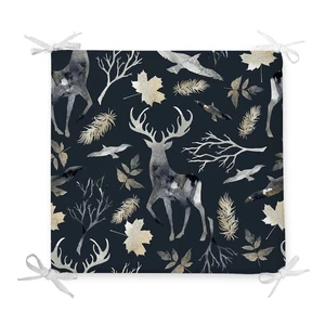 Vianočný sedák s prímesou bavlny Minimalist Cushion Covers Wild Forest, 42 x 42 cm