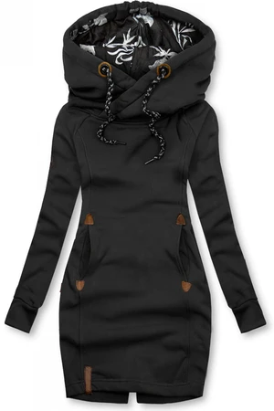 Sweatjacke/Sweatkleid schwarz