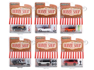 "The Hobby Shop" Set of 6 pieces Series 14 1/64 Diecast Model Cars by Greenlight