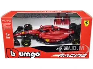 Ferrari F1-75 16 Charles Leclerc "Ferrari Racing" Formula One F1 World Championship (2022) "Formula Racing" Series 1/43 Diecast Model Car by Bburago