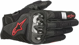 Alpinestars SMX-1 Air V2 Gloves Black/Red Fluorescent S Guanti da moto