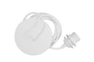 Suport de suspendare pentru abajururi Rosette white Ø 14 cm L 2,1 m - UMAGE