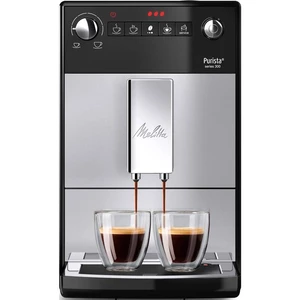 Espresso Melitta Purista F23/0-101 strieborné automatický kávovar • tlak čerpadla 15 barov • 5-stupňové nastavenie mlynčeka • príkon 1 450 W • nastave