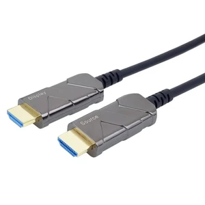 Kábel PremiumCord Ultra High Speed HDMI 2.1 optický fiber kabel 8K@60Hz, 10m (kphdm21x10) HDMI kábel • verzia 2.1 • maximálny dátový prenos 48 Gb/s • 