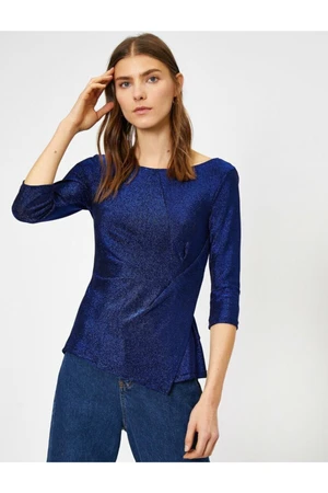 Koton Women's Saxon Blue Blouse