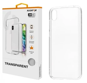 Silikonové pouzdro TRANSPARENT ALIGATOR pro Xiaomi Redmi Note 9T