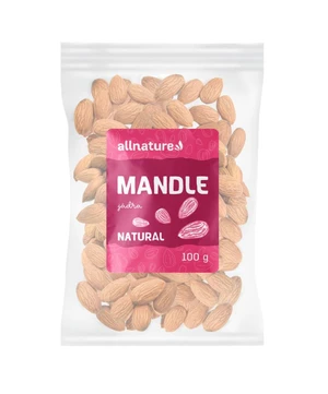 Allnature Mandle jádra natural 100 g