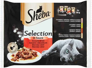 Sheba Kapsička Select Mäsové Menu 4pack 4×85g