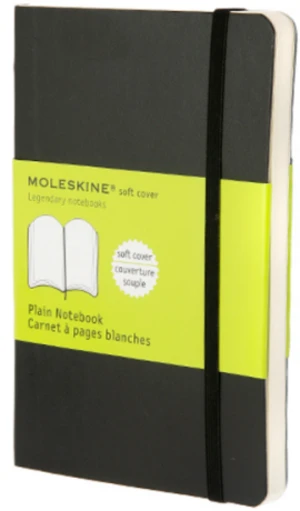 Moleskine - zápisník - čistý, černý S