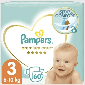 Pampers premium care 3 Midi 60ks (6-10kg)