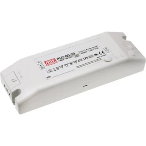 Mean Well PLC-60-15 LED driver, napájací zdroj pre LED  konštantné napätie, konštantný prúd 60 W 4 A 15 V/DC bez možnost