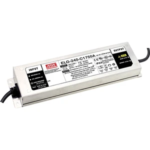 Mean Well ELG-240-C1400B-3Y LED driver  konštantný prúd 239.4 W 1400 mA 86 - 171 V/DC stmievací funkcie 3v1, stmievateľn