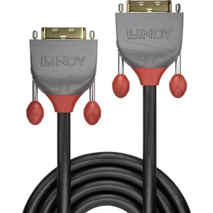 LINDY DVI prepojovací kábel #####DVI-D 24+1pol. Stecker, #####DVI-D 24+1pol. Stecker 1.00 m čierna 36221  #####DVI-Kabel