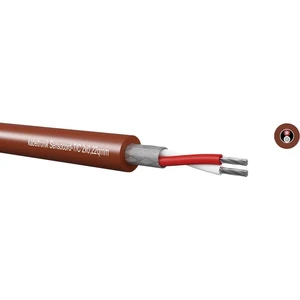 Sensocord®-T/C4x0,22qmm,redbrown, temperature resistant, shielded 244C42200 Kabeltronik