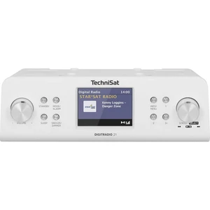 TechniSat DIGITRADIO 21 vstavané rádio DAB+, FM AUX, Bluetooth, DAB+, UKW  funkcia alarmu biela