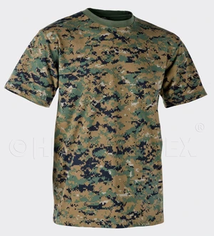 Bavlněné tričko Helikon-Tex® s krátkým rukávem – MARPAT™ Digital woodland (Barva: MARPAT™ Digital woodland, Velikost: M)