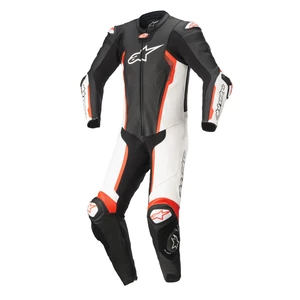 Jednodílná moto kombinéza Alpinestars Missile 2 černá/bílá/červená fluo  černá/bílá/červená fluo  58