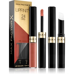 Max Factor Lipfinity Lip Colour dlhotrvajúci rúž s balzamom odtieň 115 Confident 4,2 g