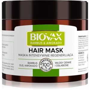 L’biotica Biovax Bamboo & Avocado Oil regeneračná maska na vlasy 250 ml