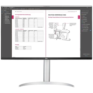 LG Electronics 32UP550-W LED monitor 80 cm (31.5 palca) En.trieda 2021 G (A - G) 3840 x 2160 Pixel UHD 4 ms HDMI ™, Disp