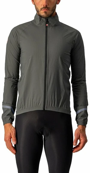 Castelli Emergency 2 Rain Kurtka Military Green 3XL