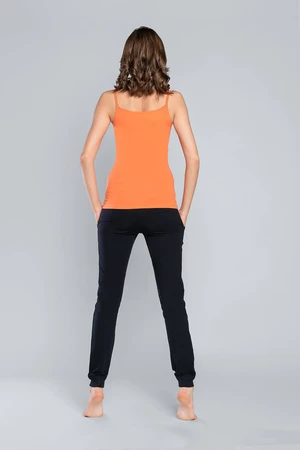 Ibiza T-shirt with narrow straps - orange