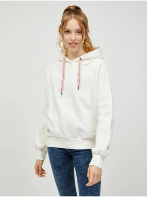 White Womens Hoodie Ragwear Gobby - Women