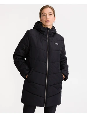 Black women's quilted jacket VANS Foundry Long - Women