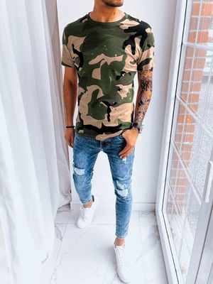 Men's camo khaki T-shirt Dstreet