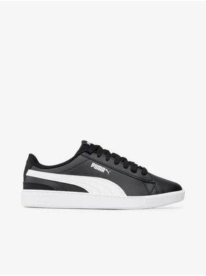 Black Women's Leather Sneakers Puma Vikky v3 - Women