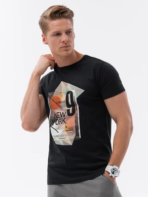 Ombre Men's printed cotton t-shirt