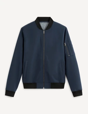 Navy blue men's bomber jacket Celio Dubombe