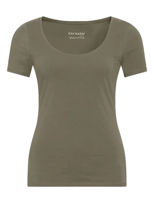 Khaki basic t-shirt ORSAY