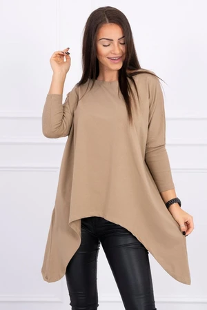 Blouse oversize camel