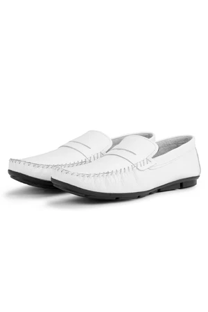 Ducavelli Artsy Genuine Leather Men's Casual Shoes, Rog Loafers.