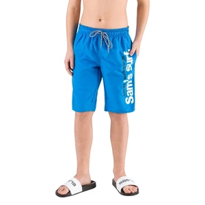 Blue boys' swimsuit with print SAM 73